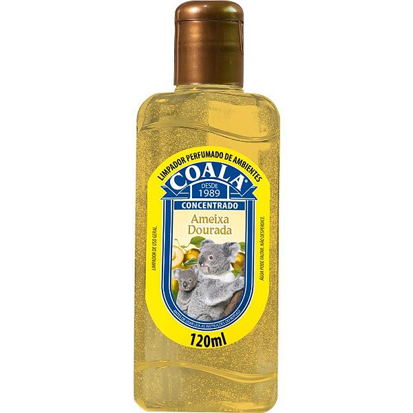 Limpador Perfumado Coala Ameixa Dourada 120ML Pacote com 3 Unidades