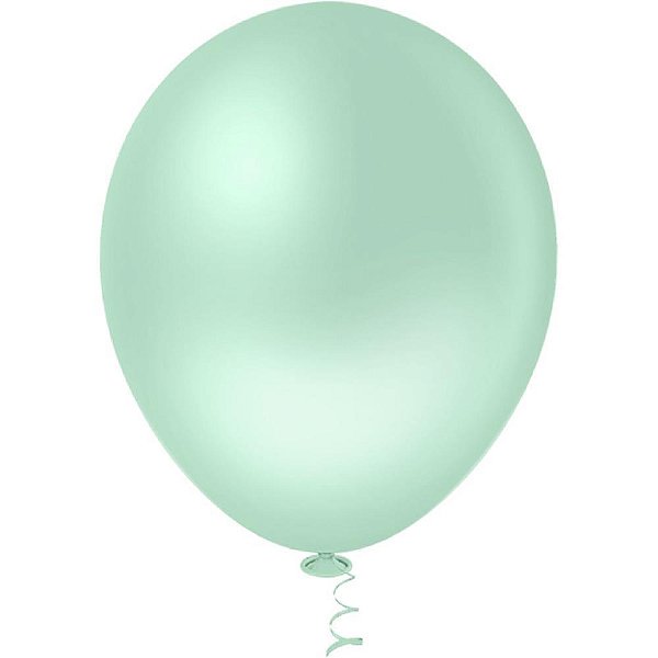 Balão 16 Polegadas Liso Verde CANDY Pacote com 12 Unidades
