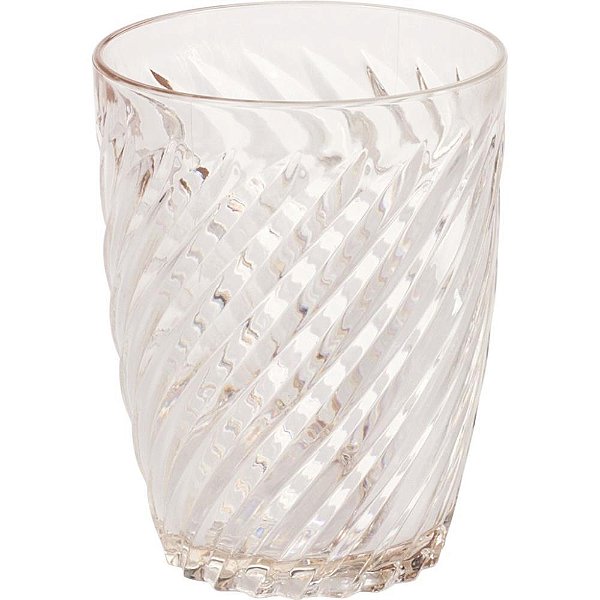 Copo Acrílico Copo Baixo TWIST A1 300ML Poliestireno Resistente