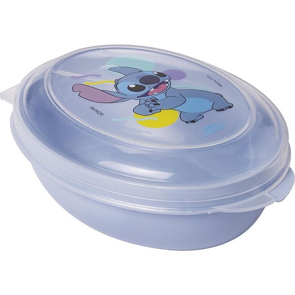 Saboneteira STITCH 180ML Plástica  com Tampa Fixa