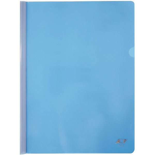 Pasta Canaleta A4 Azul NEW Line Pacote com 10