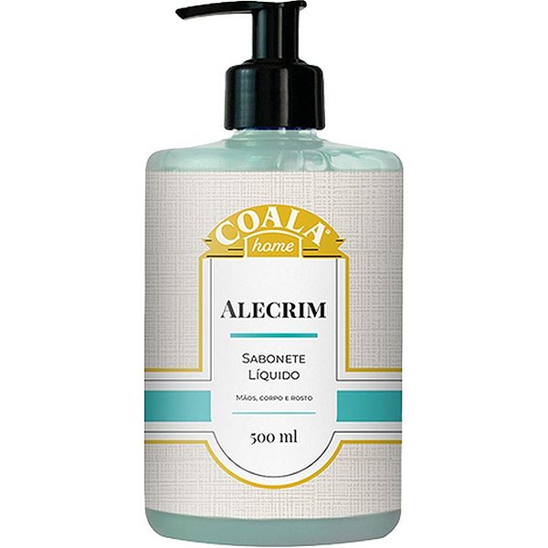 Sabonete Líquido Coala Alecrim 500ML para Corpo, Mãos e Rosto