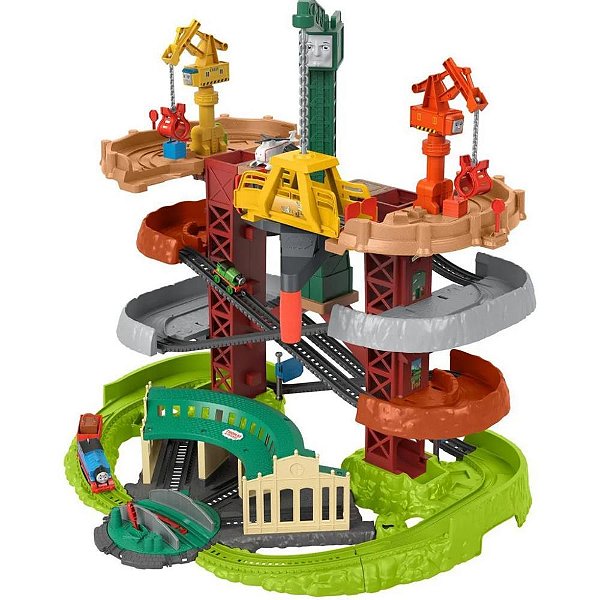 Thomas AND Friends Super Torre com Trilhos, Guindastes e Acessórios