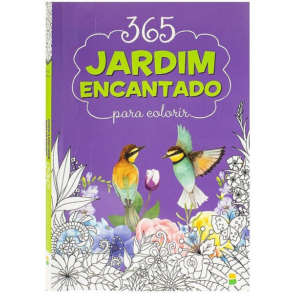 Livro de Colorir 365 Jardim Encantado 15X22CM com 288 Páginas