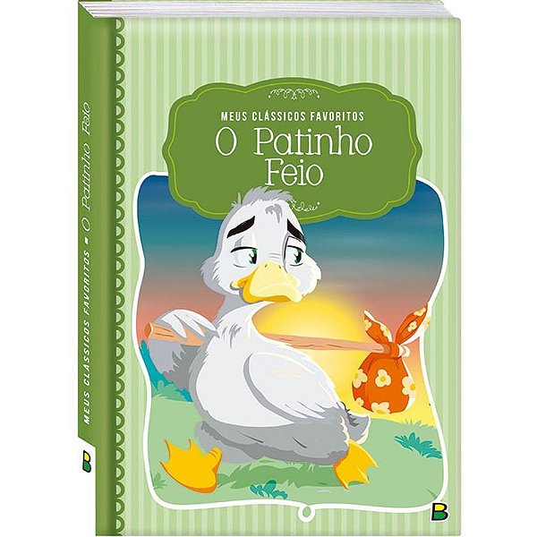 Livro Infantil Ilustrado o Patinho Feio 18X22CM 14 Páginas