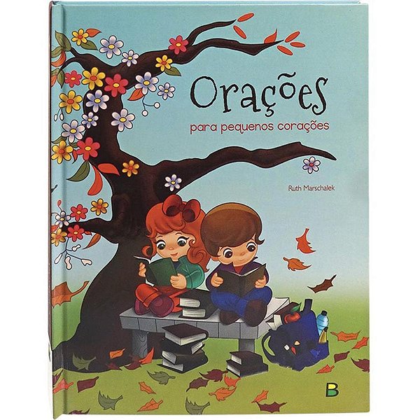 Livro Infantil Ilustrado Orações para Pequenos Corações 18X22CM 14 Páginas