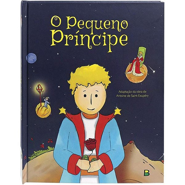 Livro Infantil Ilustrado o Pequeno Príncipe Capa Dura 18X22CM – 14 Páginas