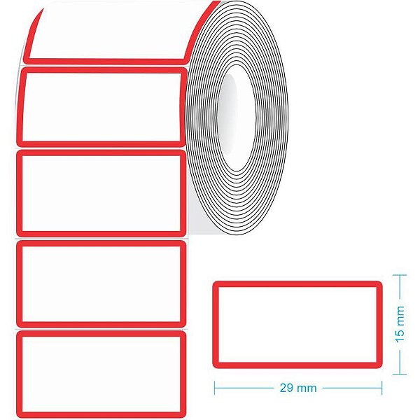 Etiqueta para Preço TR-3 29X15MM com 1330 Unidades em Rolo