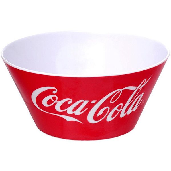 Bowl COCA-COLA Vermelho 600ML de Melamina Utensílio Doméstico