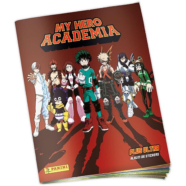 álbum de Figurinhas MY Hero Academia Brochura Oficial