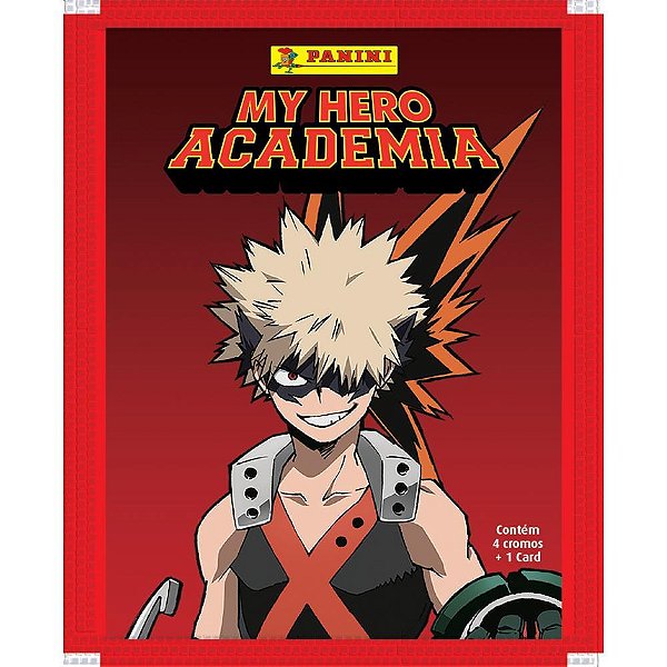 Figurinhas MY Hero Academia Envelope com 5 Pacotes (20 Figurinhas)