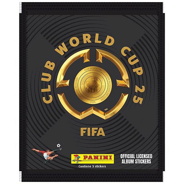 Figurinhas Mundial de Clubes 2025 Envelope com 5 Pacotes (250 Figurinhas)