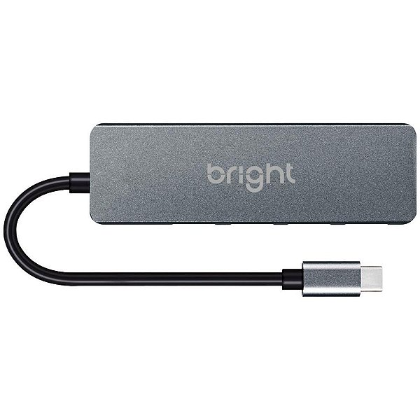 Hub USB 4 Portas BRIGHT HB001 HDMI 4K