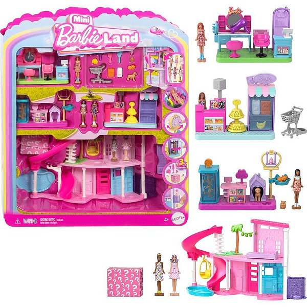Barbie Mini Barbieland Conjunto Coleção Mini Mundos