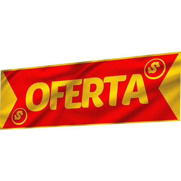 TNT Estampado 1,40M 40G Faixa Oferta Rolo com 25 Metros