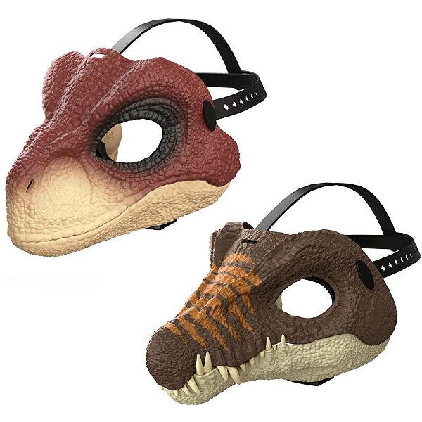 Máscara Jurassic WORLD Rebirth Dino Básica com Mandíbula Articulada