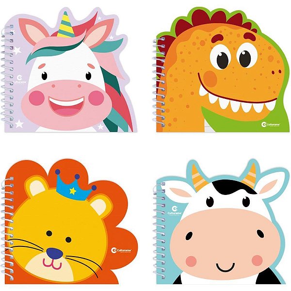 Livro de Atividades POP Cores Divertidas com Lápis – Pacote com 4 Unidades
