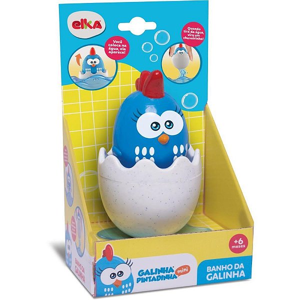 Brinquedo para Bebê Galinha Pintadinha Banho com Efeito Chuveirinho