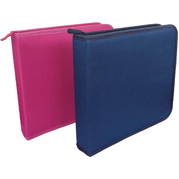 Estojo BOX BIG em PVC com Divisórias Sortido