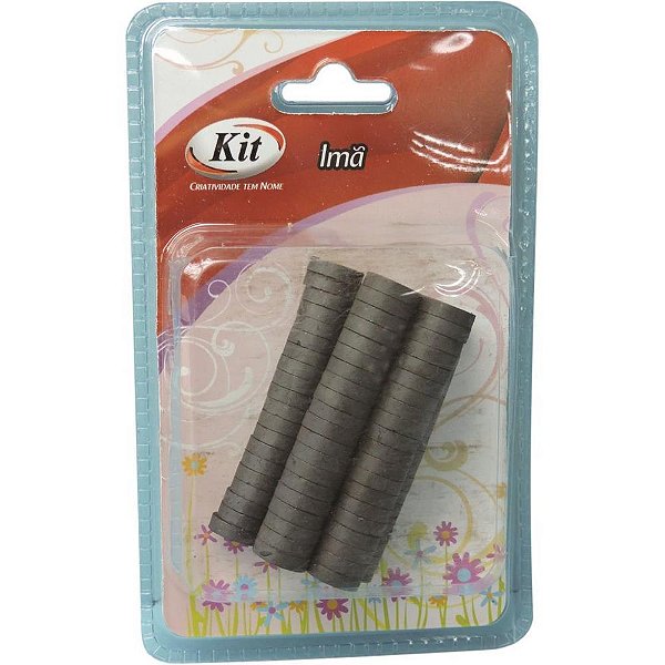 ímã de Ferro 12X3MM Preto 14878-04 (pacote com 100 Unidades)