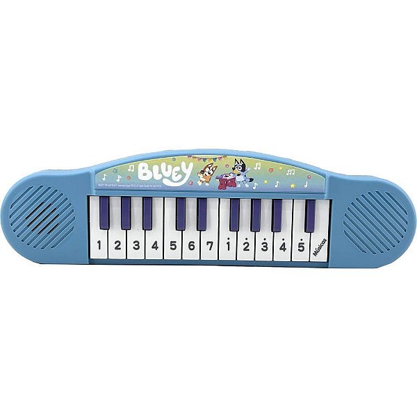 Piano Infantil Bluey com SONS de Piano e Melodias – Pilhas Inclusas
