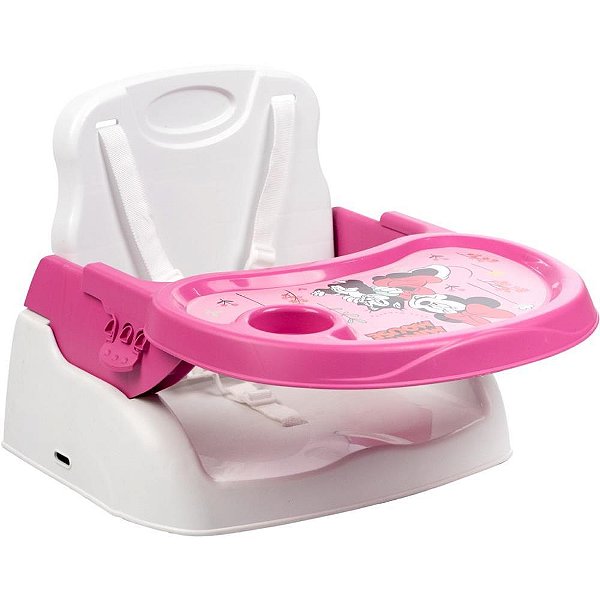 Cadeira de Alimentação Booster Minnie para Bebês 6 Meses ATÉ 15KG