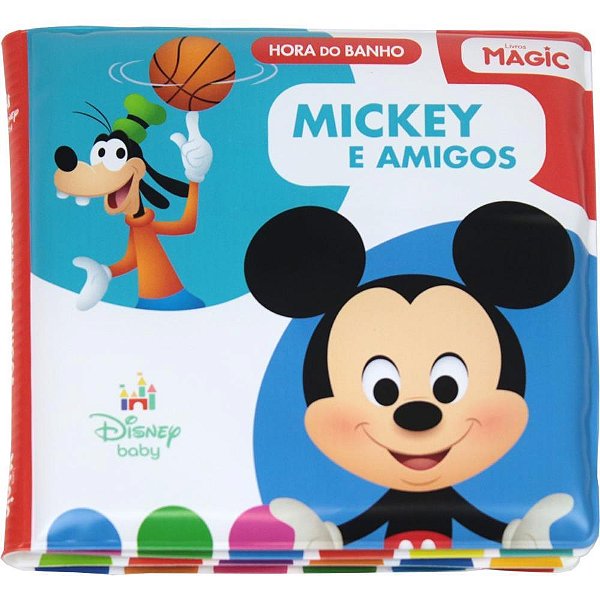 Livro para Banho Mickey e Amigos 14X14CM