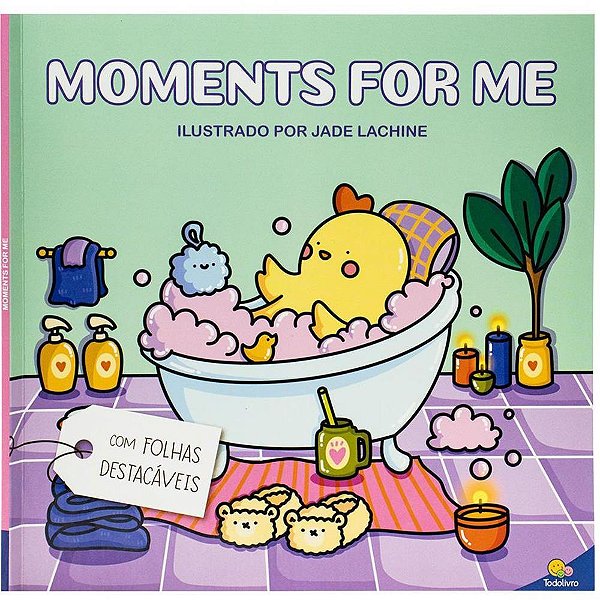 Livro de Colorir FLUFFY Friends Moments FOR ME Antiestresse Criativo