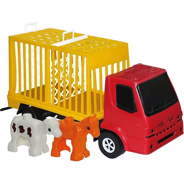 Caminhão Super TRUCK Rodeio com 2 Bonecos Sortido Monte Líbano