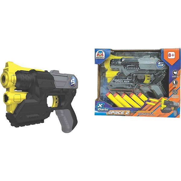 Lançador X DARTS Space 2 com 5 Dardos