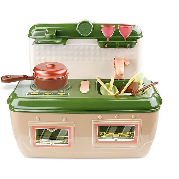 Brincando de Casinha Cozinha Fashion Kitchen Completa com Acessórios