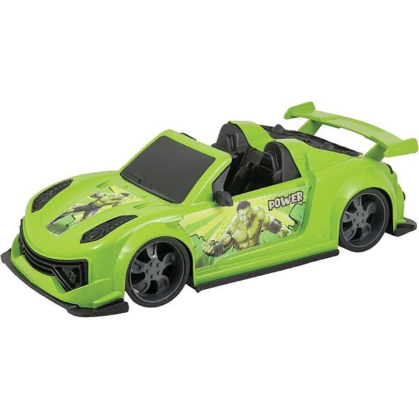 Carrinho Power Verde com Preto 37,5X17X11CM KENDY Brinquedos