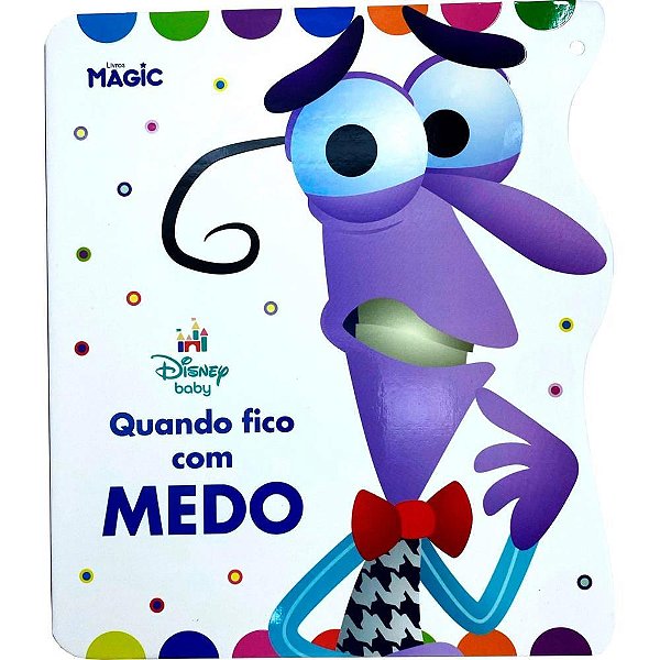 Livro Infantil Ilustrado Quando Fico com Medo Disney BABY