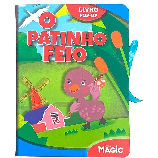 Livro Infantil Ilustrado Patinho Feio com POP-UP