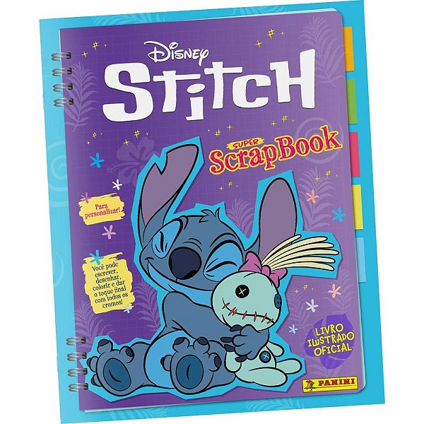 álbum de Figurinhas STITCH Brochura Infantil Colecionável