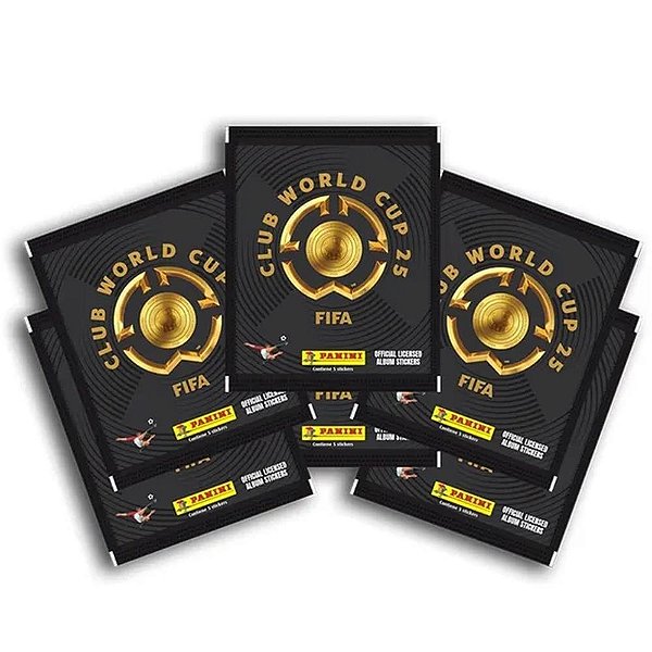 Figurinhas Mundial de Clubes 2025 Envelope com 5 Pacotes Display com 10