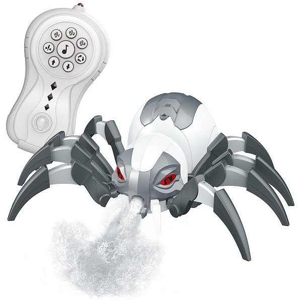 ARANHA Spider Beast R/C com SPRAY, Som e Controle Remoto