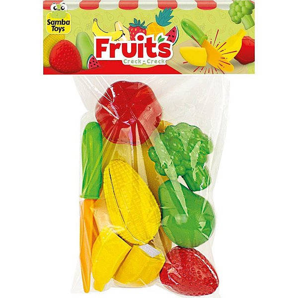 Frutinhas CREC-CREC com Tábua Brincando de Casinha Solapa