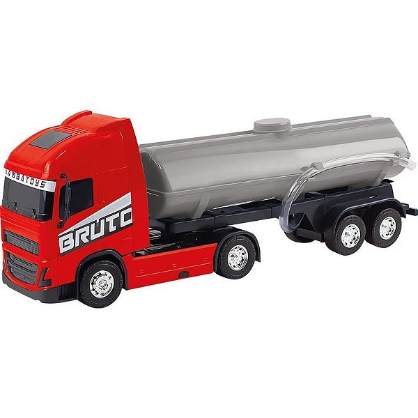 Caminhão TRUCK Bruto Tanque com Rodas Livres 38,5CM