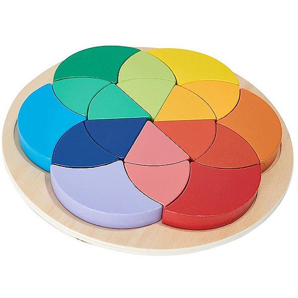 Fisher Price Wood QUEBRA-CABEÇA Círculo Core 18 Peças Educativo em Madeira