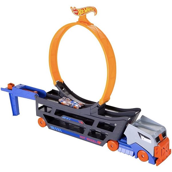Hot Wheels Pista CITY Transportador de Acrobacias com Loop e Salto Radical