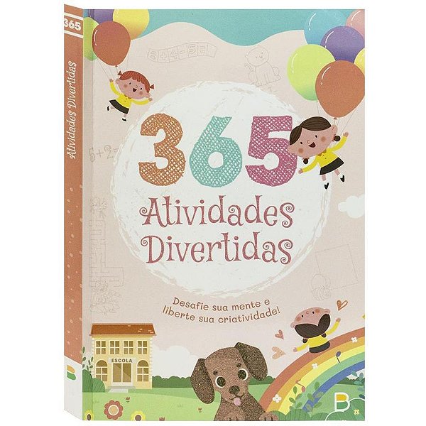 Livro de Atividades 365 Atividades Divertidas 288 Páginas Educativo e Criativo