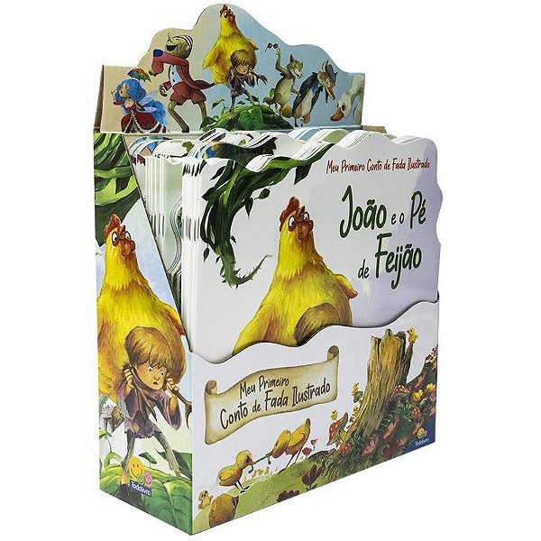 Livro Infantil Ilustrado Meu Primeiro Conto de Fada 6 Títulos 20,5X27,5CM 18 Páginas Display com 48 Unidades