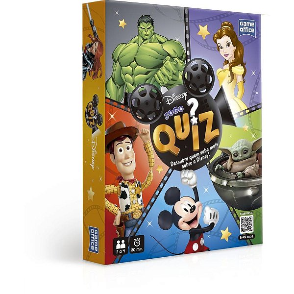 Jogo de Tabuleiro Quiz da Disney