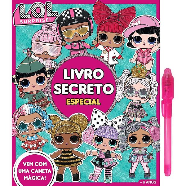 Diário LOL Surprise Livro Secreto com Caneta Mágica