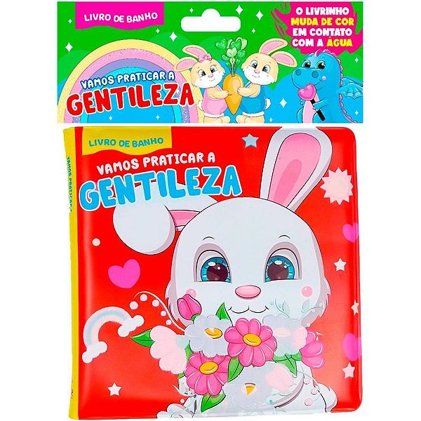 Livro para Banho Vamos Praticar a Gentileza