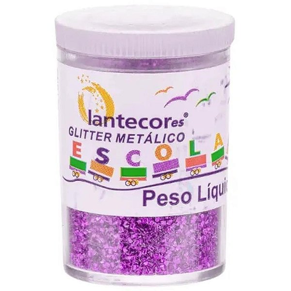 Glitter PVC Roxo 3G Pacote com 12 Unidades para Artesanato