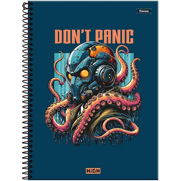 Caderno 20X1 Capa Dura HIGH Masculino 320 Folhas Pacote com 2