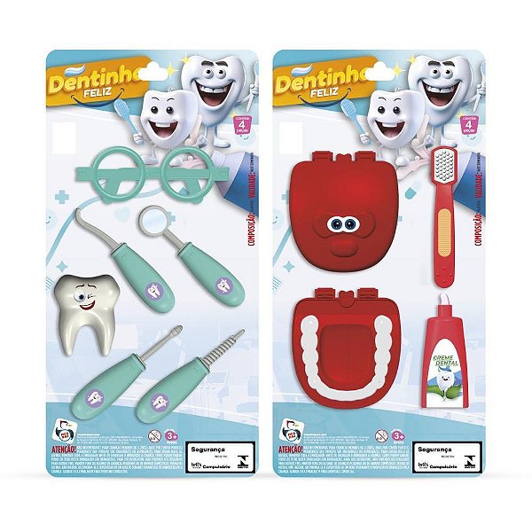 Brincando de Profissões Dentinho Divertido Pequeno