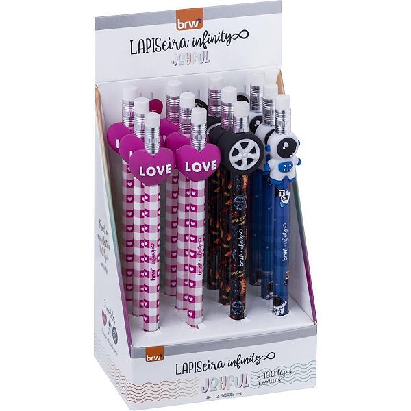 Lapiseira INFINITY 5MM Joyful Sortidas Display com 12 Unidades